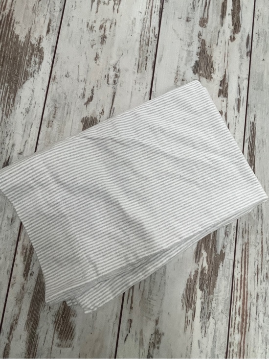 Other - Threshold White Gray Pinstripe Pillow Covers Pair Size Full Cotton Lyocell